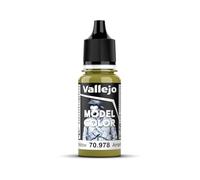 Vallejo Model Color Peinture Acrylique Jaune Foncé Mat, 18 ml, Autonivelante, Système BSL pour Modélisme et Figurines.