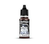 Vallejo Model Color Peinture Acrylique Rouge (Burnt Red) Mat, 18 ml, Autonivelante, Système BSL pour Modélisme et Figurines.