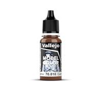 Vallejo Model Color Peinture Acrylique Rouge Cuir Mat 18 ml - Autonivelante et Système BSL pour Modélisme et Figurines