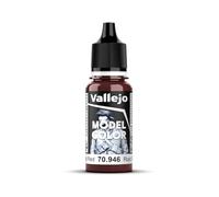 Vallejo Model Color Peinture Acrylique Rouge Foncé Mat 18 ml Autonivelante Système BSL pour Modélisme et Figurines