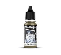 Vallejo Model Color Peinture Acrylique Verte (Khaki) Mat, 18 ml, Autonivelante, Système BSL pour Modélisme et Figurines.