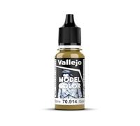Vallejo Model Color Peinture Acrylique Verte (Ocre Vert) Mat, 18 ml, Autonivelante, Système BSL pour Modélisme et Figurines.