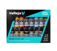Vallejo Model Color Set Peinture Acrylique Multicolore Mat, 18 ml, Autonivelante, Système BSL pour Modélisme et Figurines
