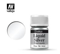 Vallejo Model Couleur Acrylic Paint Acrylique 70790 Liquid Argent Alcohol
