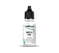 Vallejo Fijador de Calcas Incoloro 18 ML - Fixatif Transparent pour Décalcomanies - Idéal pour Modélisme et Peinture - Série Vallejo 18 ML