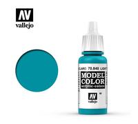 Createx Vallejo Peinture acrylique Model Color – Bleu turquoise mat 18 ml, autonivelante système BSL