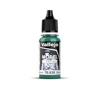 Vallejo Model Color Peinture Acrylique Verte Émeraude Mat, 18 ml, Autonivelante, Système BSL pour Modélisme et Figurines.