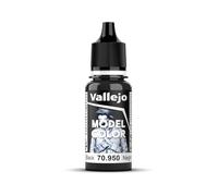 Vallejo Peinture acrylique pour modélisme 17 ml noir mat