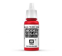 Createx Vallejo Peinture acrylique pour modélisme Vermillon 17 ml
