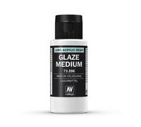 Vallejo Medium Veladuras Incoloro 60 ml - Medium pour effets de transparence - Idéal pour peinture acrylique - Flacon de 60 ml - Série Veladuras