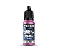 Vallejo Peinture Métallique True Metallic 127-18ML, Effet Métallique, Haute Couverture, Application au Pinceau, Formulation Auto-Nivelante
