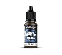 Createx Vallejo Peinture métallique True Metallic 143 Or Impérial, fini brillant 18 ml