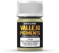 Vallejo Pigments - Faded Olive Green - (VAL73122) Green G