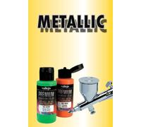 Vallejo Premium Aérographe Acrylique 62042 Jaune Métallique 60ml.