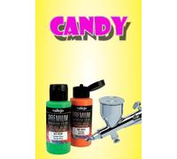 Vallejo Premium Aérographe Acrylique 62071 Jaune Candy 60ml.