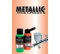 Vallejo Premium Aérographe Acrylique Acrilique 62043 Orange Métallique 60ml.