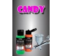 Vallejo Premium Aérographe Acrylique Candy 62079 Noir 60ml.