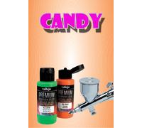Vallejo Premium Airbrush Acrylic Acrylique 62072 Candy Dark Jaune 60ml. Vallejo
