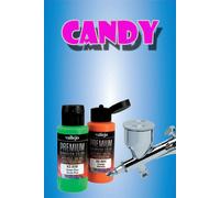 Vallejo Premium Airbrush Acrylic Acrylique 62076 Candy Racing Bleu 60ml. Vallejo