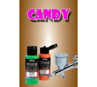 Vallejo Premium Airbrush Acrylic Acrylique Aérographe 62078 Candy Marron 60ml