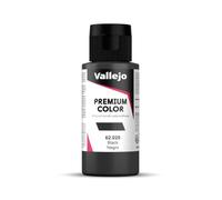 Vallejo Premium Color Peinture Acrylique Noire pour Aérographe - Haute Résistance aux Chocs et à la Manipulation - Idéale pour Modélisme et Loisirs Créatifs