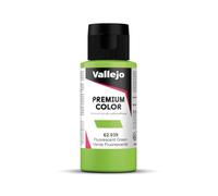 Vallejo Premium Color Peinture Acrylique Verte Fluorescente pour Aérographe - Résistance Élevée aux Chocs et à la Manipulation - Série Premium