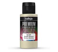 Vallejo Premium Airbrush Acrylic Acrylique Aérographe 62041 Metallic Medium 60ml