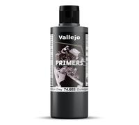 Createx Vallejo – Primaire acrylique Dunkelgrau RAL7021 Séchage rapide pour aérographe 200 ml