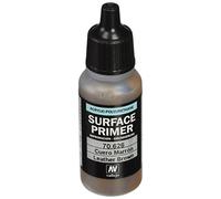 Vallejo Primer de Surface Acrylique Marron 200 Ml - Finition Mate pour Aérographe - Séchage Rapide et Adhérence Optimale pour Figurines et Maquettes