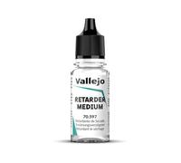 Vallejo Retardant Incolore 18 ml - Agent de retardement pour peinture acrylique - Idéal pour allonger le temps de séchage - Série