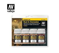 Vallejo Rust & Corrosion Pigment Set 4 X 35ml Paint