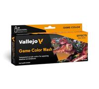 Createx Vallejo Set de peinture Effet Game Color Wash 8 x 18 ml (772190)