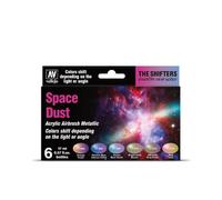 Createx Vallejo – Set acrylique The Shifters Colorshift – 6 couleurs métallisées 6×17 ml pour aérographe