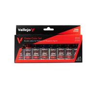 Vallejo Set Peinture Acrylique Game Color Inks. Kit 8 Encres Transparentes 18 Ml Avec Compte-Gouttes Pour Ombres Et Lavis Fantaisie Et Wargames.-Vallejo