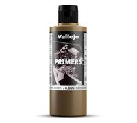Createx Vallejo – Apprêt surface mat 200 ml – Séchage rapide, grande adhérence – Gelbbraun RAL8000