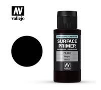Vallejo Surfance Primer Acrylic Paint Acrylique Couleur Black 60ml. 73602