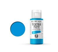 Vallejo Textile Color 40511 Fluorescent Blue (60ml)