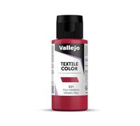 Vallejo Textile Color 40531 Metallic Red (60ml)