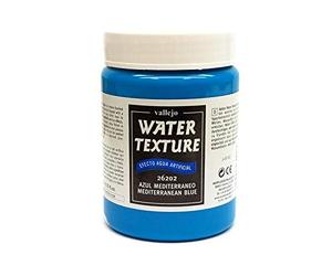 Vallejo Textures d'Eau Bleu Méditerranée 200 ml - Water Effects