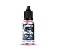 Vallejo True Metallic Metal 77107 (Light) Crimson Magenta (18ml)