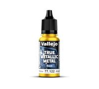 Vallejo True Metallic Metal 77122 (Base) Radiant Yellow (18ml)