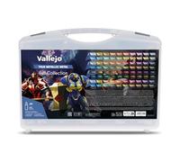 Createx Vallejo – Coffret de peintures True Metallic Metal 77250 – 80 x 18 ml