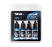Vallejo True Metallic Metal SET 77256 Sapphire Blue (4x18ml)