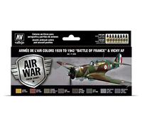 Vallejo VAL71626 – Set Modèle Air Couleurs Armée de l'Air (1939-42)