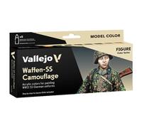 Vallejo val899 Peinture Model Color Waffen SS Camouflage Peinture acrylique - Couleurs assorties (Lot de 8)