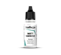 Vallejo Vernis Mat Acrylique Incolore 18 ml - Protection et Finition - Idéal pour Modélisme et Peinture - Série Varnish