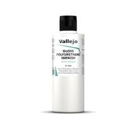 Createx Vallejo Vernis polyuréthane Brillant – 200 ml – Protection durable figurines & maquettes