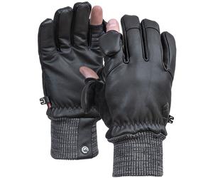 VALLERRET Gants Photo Hatchet Cuir Noir Taille M