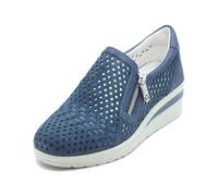 Valleverde Baskets compensées femme Ecru modèle VD350W, bleu, 39 EU