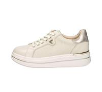 Valleverde Baskets Femme 35482L Cuir Beige ou Or Chaussures Casual, beige, 40 EU
